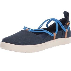 Teva Voya Infinity French Blue Mary Jane Flat 9